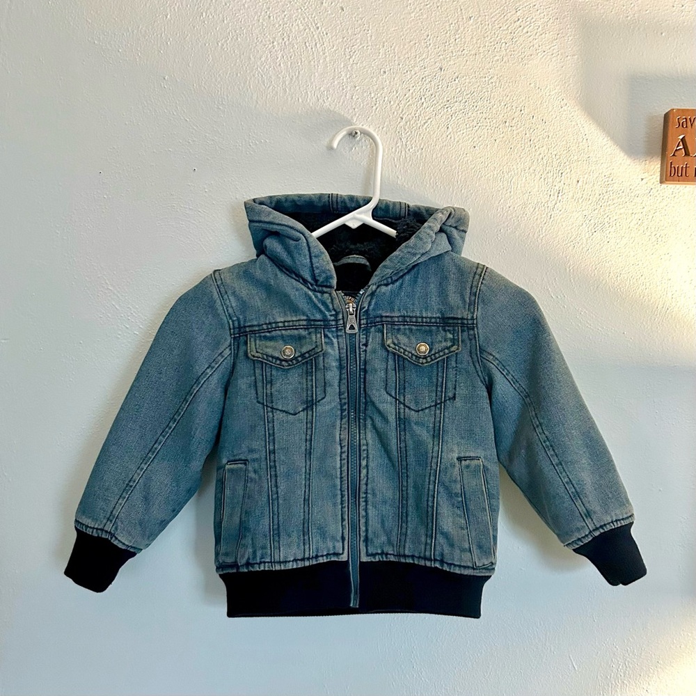 Boys’ Sherpa-Lined Jean Jacket
